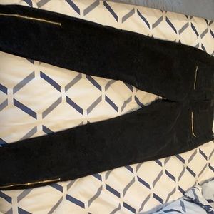 7 for all mankind black velvet jeans